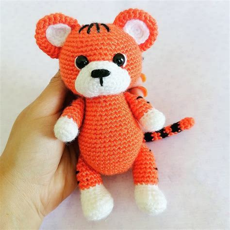 Pattern Crochet Tiger Amigurumi Pattern Pdf Tiger Baby Easy Etsy