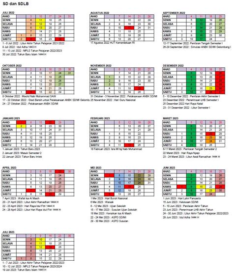 Kalender Pendidikan Madrasah Beserta Kegiatannya Lengkap Blog