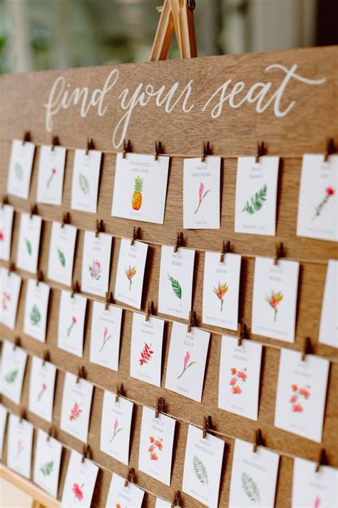 Seating Card Ideas For Wedding Wedding Blog
