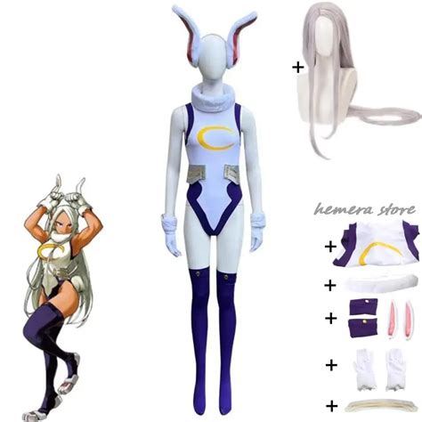 Mha Rabbit Hero Mirko Cosplay Sexy Costume Anime Bnha Rumi Usagiyama