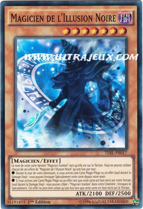 Carte Yu Gi Oh Magicien De L Illusion Noire Tdil Fr