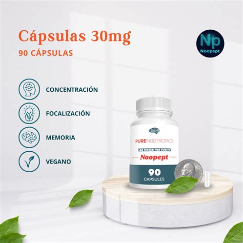 Nootrópico Noopept 90 cápsulas de 30 mg 270 dosis Noopept