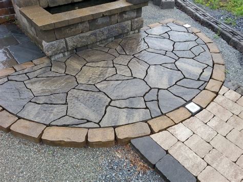 Belgard Mega Arbel In Sable Blend For The Front Patio Backyard