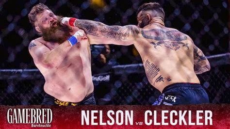 Gamebred Bareknuckle 4 Roy Nelson Vs Dillon Cleckler Full Fight