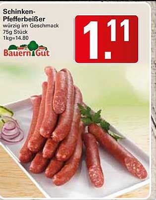 Bauern Gut Schinken Pfefferbei Er Angebot Bei Wez