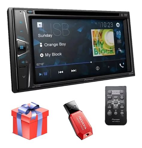 Pantalla Doble Din Pioneer Avh G225bt Bt Usb Dvd Cd Mercado Libre