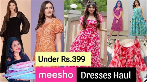 Trendy Meesho Dresses Haul Starting At Rs Try On Haul Meesho