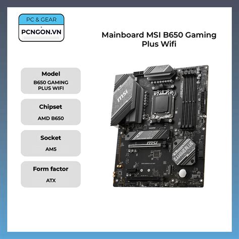 Mainboard Msi B Gaming Plus Wifi Pcngon