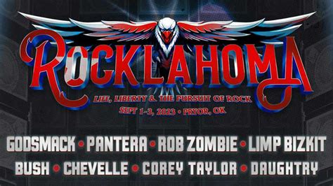 Godsmack Pantera Rob Zombie Limp Bizkit And More Lined Up For