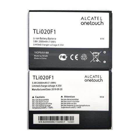 Nuevo Tli F Bater A Para Tcl J T J T Para Alcatel One Touch