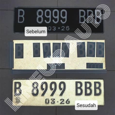 Font Plat Nomor Motor 53 Koleksi Gambar