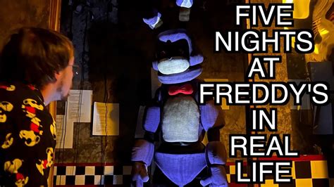 Five Nights At Freddys In Real Life Youtube