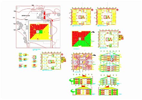 Classroom design in AutoCAD | CAD download (2.12 MB) | Bibliocad