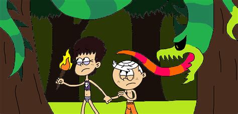 Loud House Lincoln And Luna Vs Xd Saurian By Syfyman2xxx On Deviantart