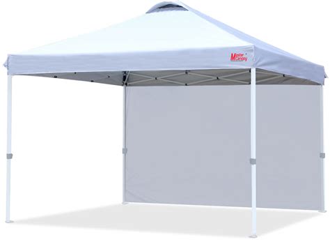 MASTERCANOPY Durable Ez Pop-up Canopy Tent with 1 Sidewall (12x12 ft ...