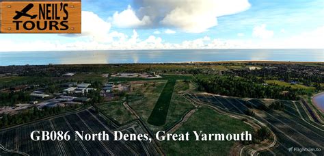 Gb086 North Denes Airfield Great Yarmouth Uk For Microsoft Flight