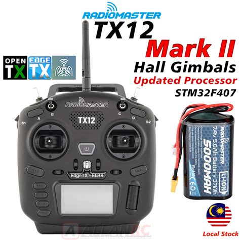 Radiomaster Tx Mark Ii Ch New Hall Gimbals Ghz Ch Elrs Edgetx