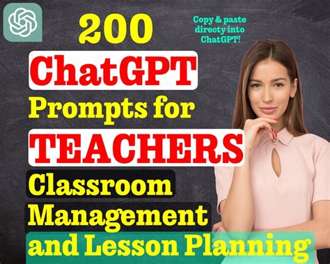 Buy Chat Gpt Prompts For Teachers Lesson Planning And Classroom Online