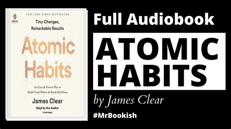 Atomic Habits Audiobook Complete By James Clear Youtube