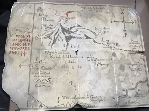 The Lonely Mountain Map. Thought you guys might appreciate this! : r/lotr