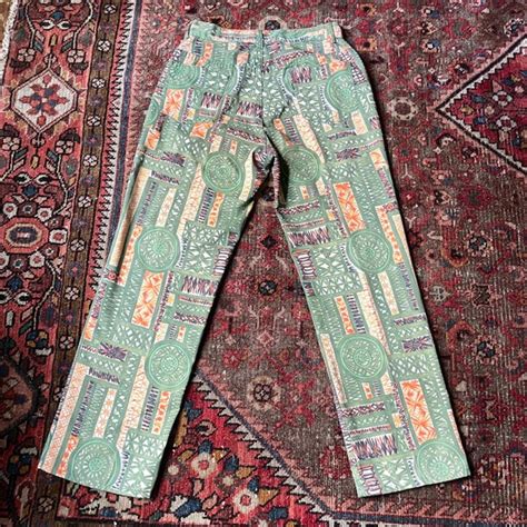 Vintage S Big E Levis For Gals Sta Prest Aztec B Gem