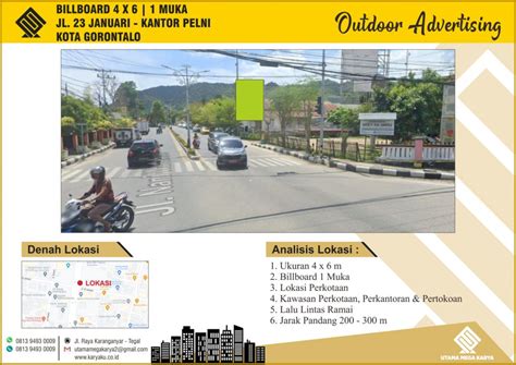 Sewa Titik Billboard Dan Baliho Di Gorontalo Jl Nani Wartabone Jl