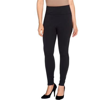 Assets Red Hot Label By Spanx Faux Leather Side Shaping Leggings —