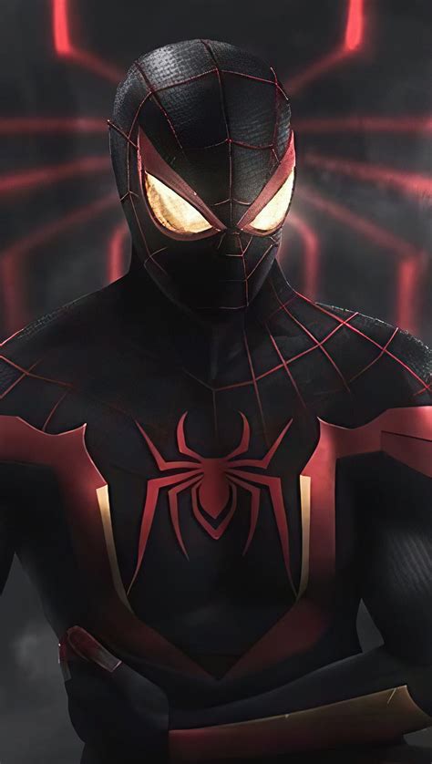 1080p Free Download Spiderman With Black And Red Suit Ultra