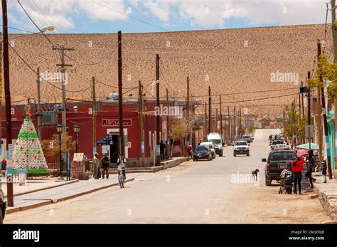 Street Scene At San Antonio De Los Cobres Argentina Stock Photo Alamy