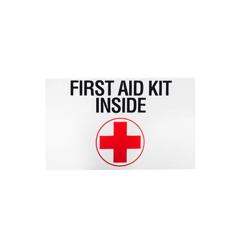 First Aid Kit Inside Sign