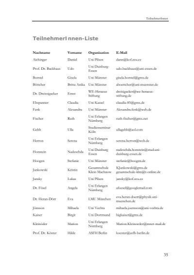 Wilhelm Und Else Heraeus Stiftung Didaktik Der Physik