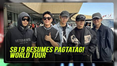 Sb19 Resumes Pagtatag World Tour In Dubai Japan Abs Cbn News Youtube