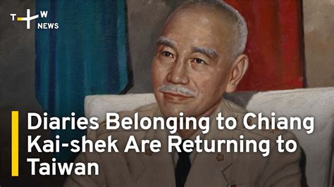 Documents Including Diaries Belonging To Chiang Kai Shek Are