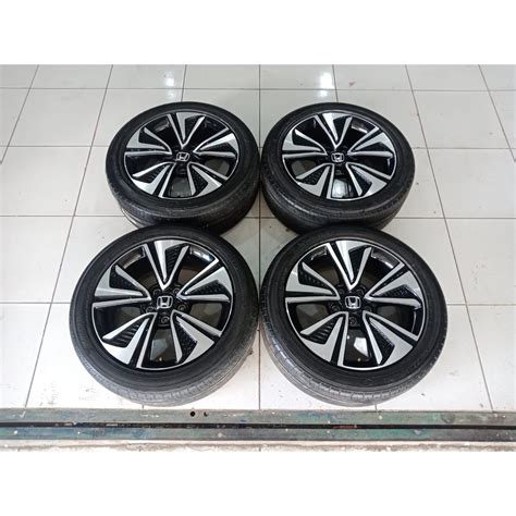 Jual Velg Second Copotan Mobil Civic Turbo Ring Black Polish Baut