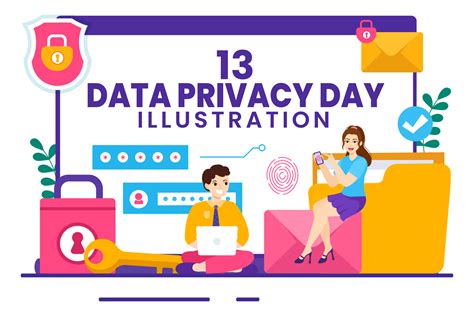 Data Privacy Day Illustration Pack 13 Seo And Web Illustrations Svg