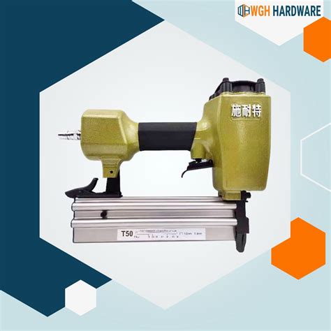 Wgh Air Tacker Gun T Heavy Duty Pneumatic Staple Air Nailer Nail Gun