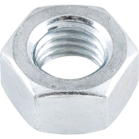 Qualfast M Steel Hex Nut Bright Zinc Plated Grade Qft G