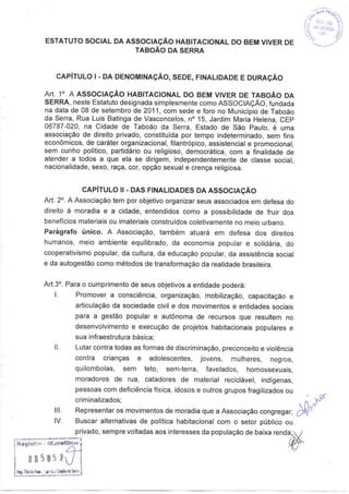 ESTATUTO SOCIAL ATUALIZADO PDF