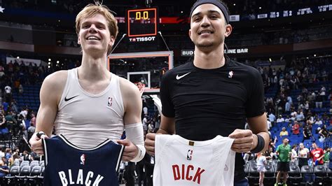 Gradey Dick And Anthony Blacks Nba Jersey Swap Raises Eyebrows As Fans Claim It Created The