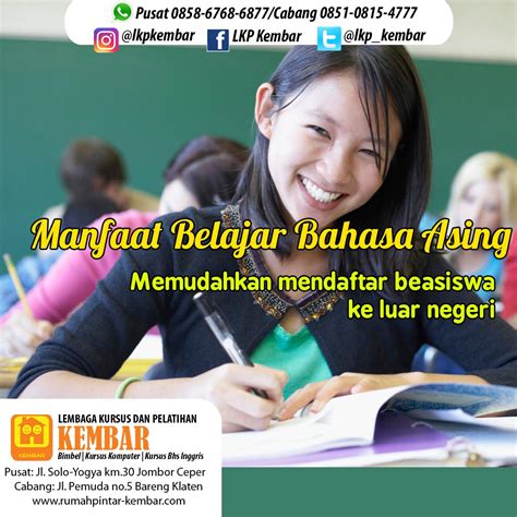 Manfaat Belajar Bahasa Asing Kursus Komputer Kursus Bahasa Inggris