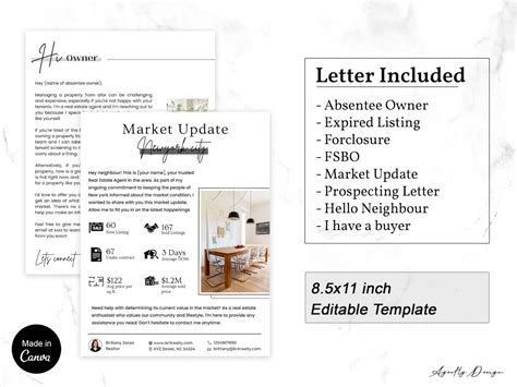 Real Estate Farming Letter Bundle Prospecting Letter Lead Generation