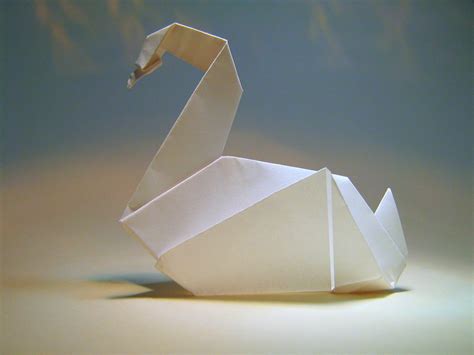 Origami Swan Kunihiko Kasahara Origami Swan Designed By… Flickr