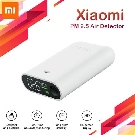 Xiaomi Smartmi Pm Air Detector Indoor And Outdoor Portable Real Time