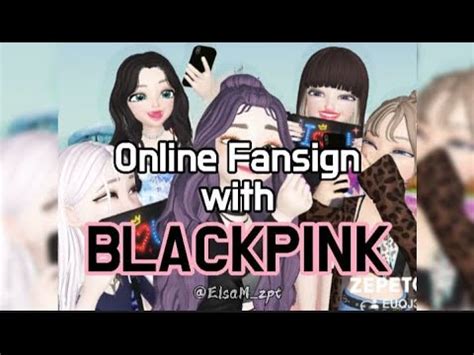 Blackpink Virtual Fansign Lisa Jisoo Rose Jennie Elsa Manoban