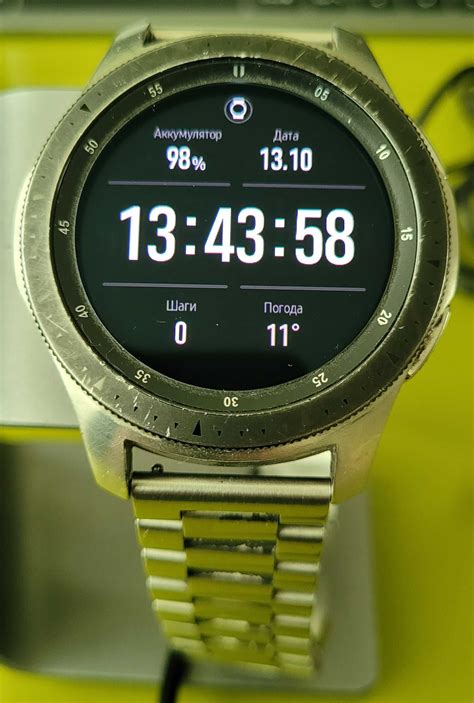 Смарт-Часы умные часы Samsung Galaxy Watch SM-R800 WiFi 46mm Silver: 1 ...