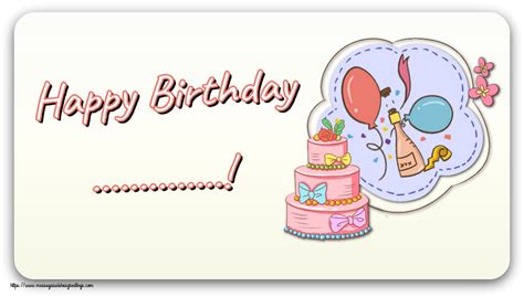 Custom Greetings Cards for kids - Cake | Happy Birthday ...