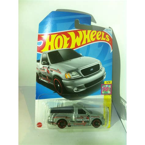 Hot Wheels 2024 HW 90 年代迷你係列 5 99 福特 F 150 SVT 閃電由 MATTEL 蝦皮購物