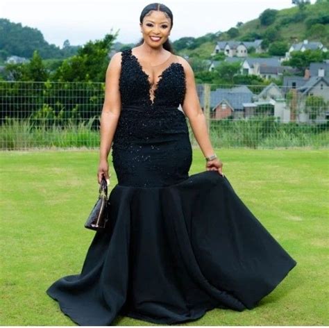 How To Look Classy That Look Black Dress Elegant African Bridesmaid