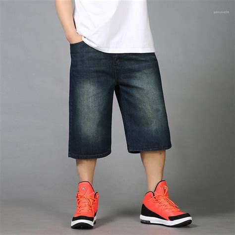 Mens Jeans Online Sale Mens Summer Hip Hop Baggy Jeans Shorts Men Loose