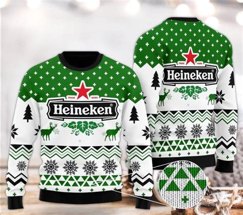 Heineken Bier Kerst Lelijke Trui Herten Heineken D All Over Etsy